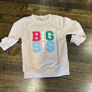 Big Sis toddler sweatshirt